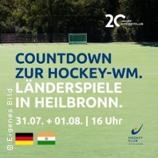 Deutschland - Indien 31.07.2026 Legasus Hockeypark