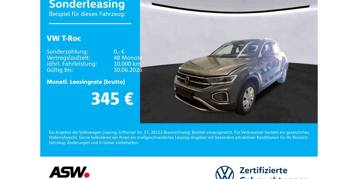 VW T-Roc 62.600 km 25.930 &euro; Bad Rappenau 74906