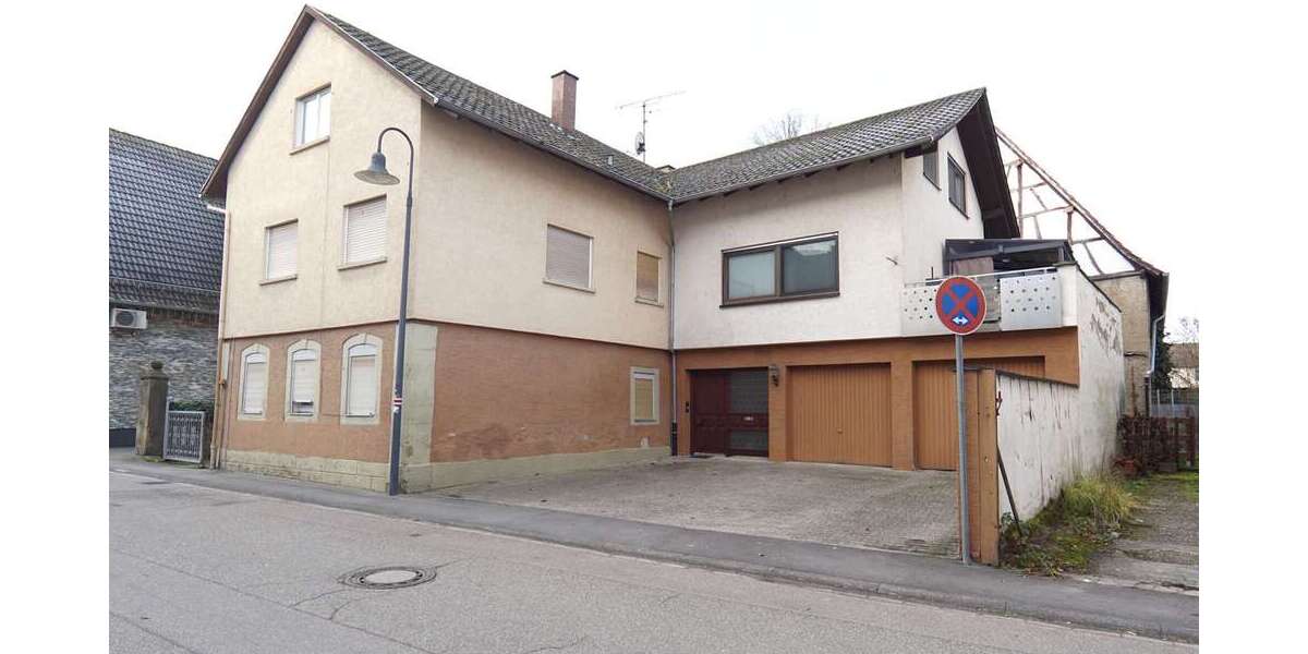 Einfamilienhaus Sinsheim / Hoffenheim Hoffenheim - 7 Zimmer, 258 m&sup2;, 395.000&euro; | Angebot:24668004