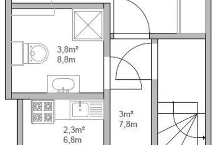 Wohnung Bad Rappenau - 2 Zimmer, 45 m&sup2;, 550&euro; | Angebot:26003091