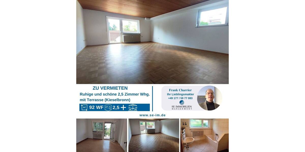 Etagenwohnung Kieselbronn - 2 Zimmer, 92 m&sup2;, 828&euro; | Angebot:25837814