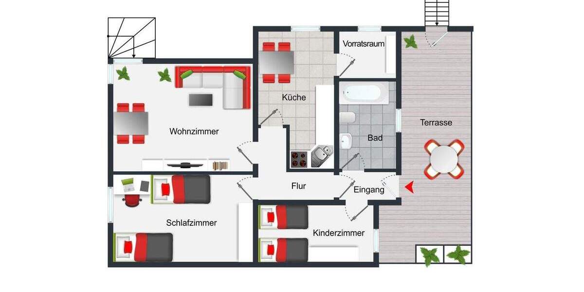 Doppelhaushälfte Neckargemünd - 5 Zimmer, 174 m&sup2;, 358.000&euro; | Angebot:25676528