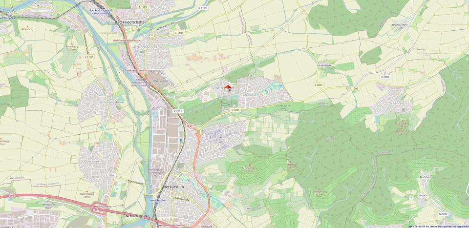 Maisonettenwohnung Bad Friedrichshall - 4 Zimmer, 96 m&sup2;, 1.310&euro; | Angebot:25972423