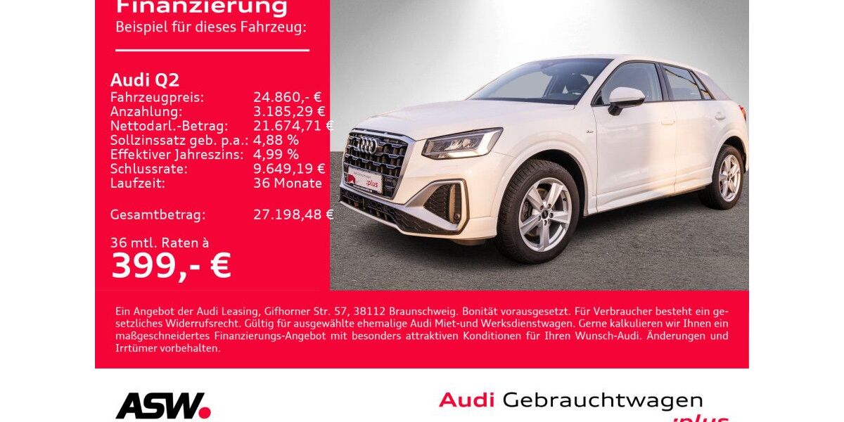 Audi Q2 79.990 km 23.960 &euro; Heilbronn 74074