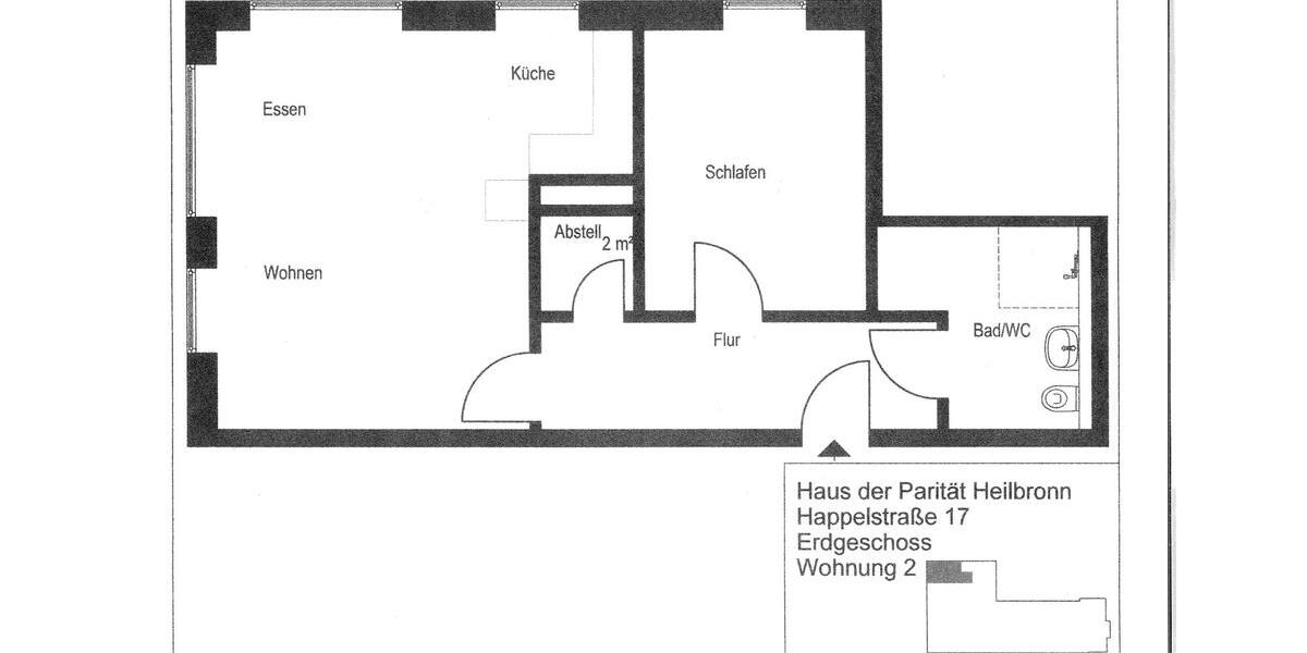 Etagenwohnung Heilbronn Kernstadt - 1 Zimmer, 942&euro; | Angebot:22251433