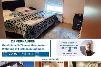 Wohnung Eppingen Mühlbach - 3 Zimmer, 72 m&sup2;, 179.000&euro; | Angebot:25708068