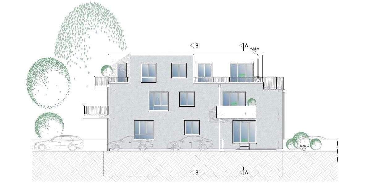 Etagenwohnung Wiesloch Baiertal - 4 Zimmer, 91 m&sup2;, 458.000&euro; | Angebot:25697190