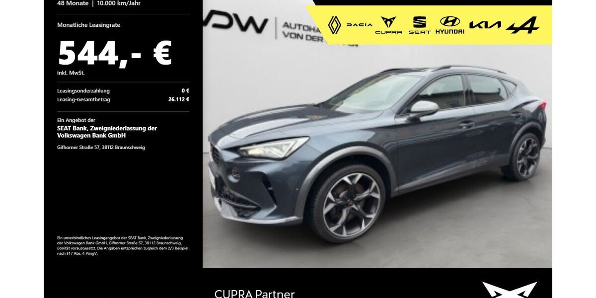 Cupra Formentor 17.900 km 38.880 &euro; Mosbach 74821