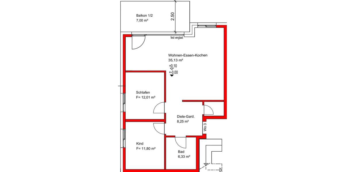 Etagenwohnung Besigheim Chausseeberg - 3 Zimmer, 80 m&sup2;, 449.000&euro; | Angebot:25739571