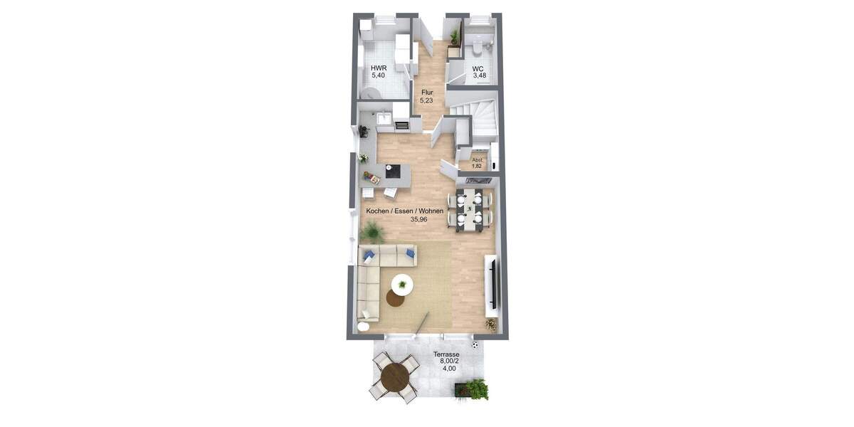 Doppelhaushälfte Walzbachtal Wössingen - 5 Zimmer, 147 m&sup2;, 599.000&euro; | Angebot:25801061