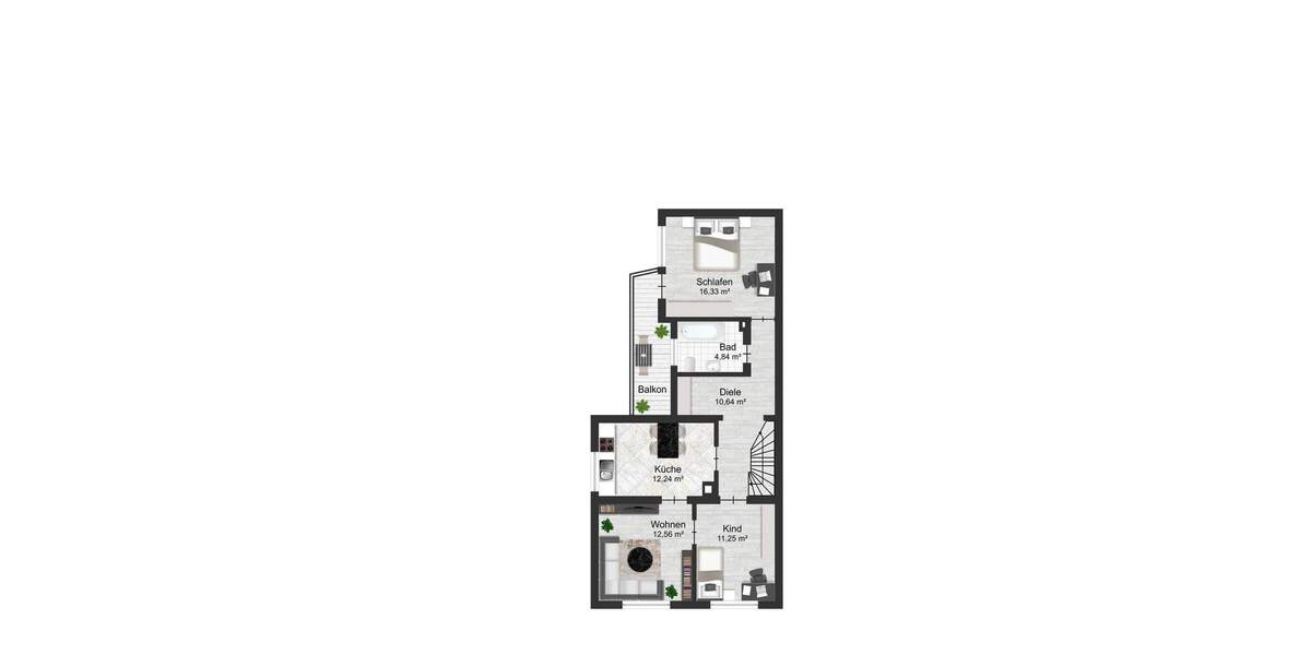 Doppelhaushälfte Nußloch - 5 Zimmer, 132 m&sup2;, 375.000&euro; | Angebot:25733940