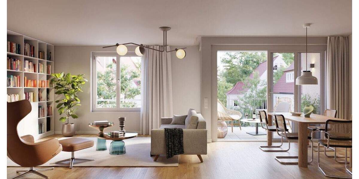 Etagenwohnung Bietigheim-Bissingen Bissingen - 2 Zimmer, 46 m&sup2;, 359.900&euro; | Angebot:25704071