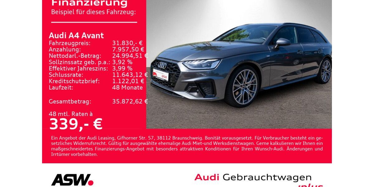 Audi A4 60.300 km 31.830 &euro; Heilbronn 74074
