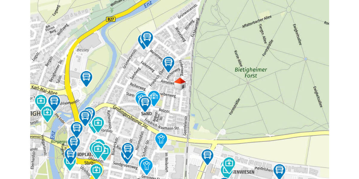 Einfamilienhaus Bietigheim-Bissingen Bietigheim - 5 Zimmer, 110 m&sup2;, 595.000&euro; | Angebot:25697229