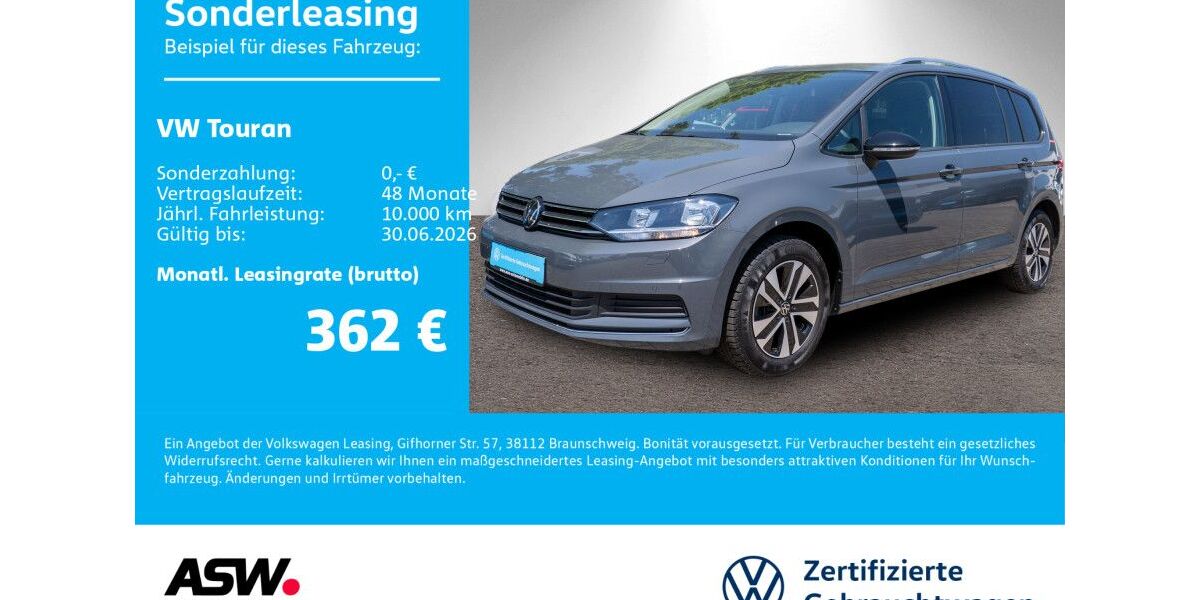 VW Touran 25.700 km 31.660 &euro; Neckarsulm 74172