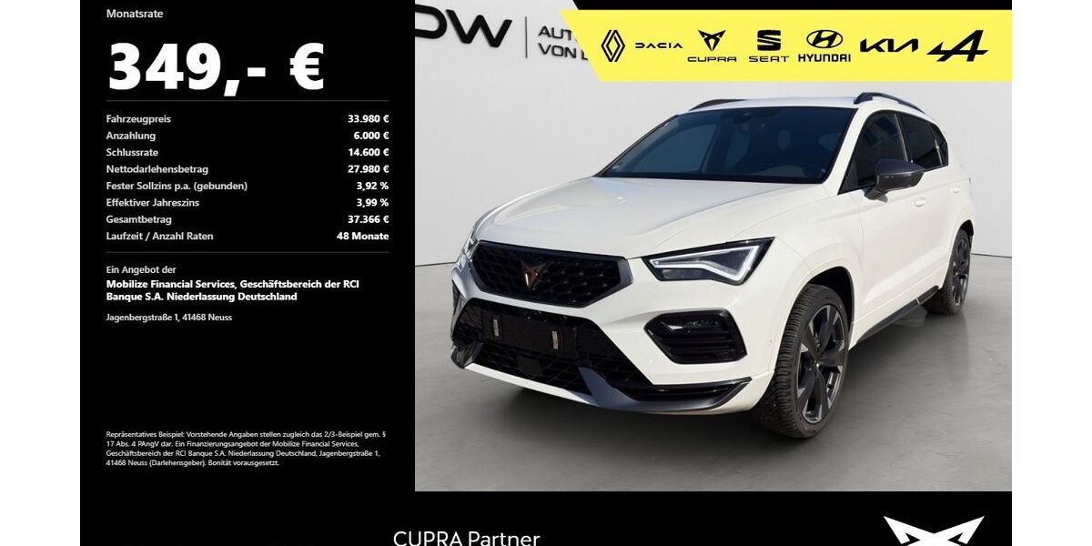 Cupra Ateca 27.900 km 32.380 &euro; Mosbach 74821