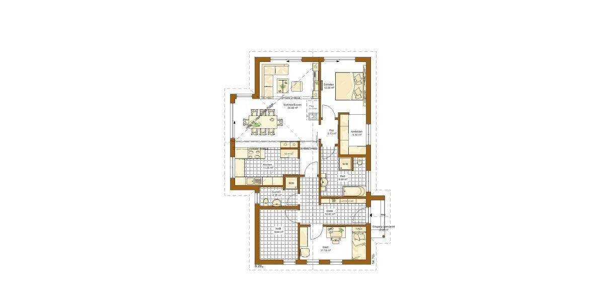 Bungalow Obrigheim-Mörtelstein Mörtelstein - 3 Zimmer, 111 m&sup2;, 574.000&euro; | Angebot:25681927