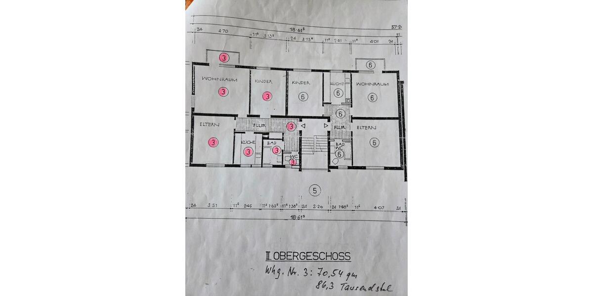 Etagenwohnung Gundelsheim - 3 Zimmer, 71 m&sup2;, 215.000&euro; | Angebot:24628623