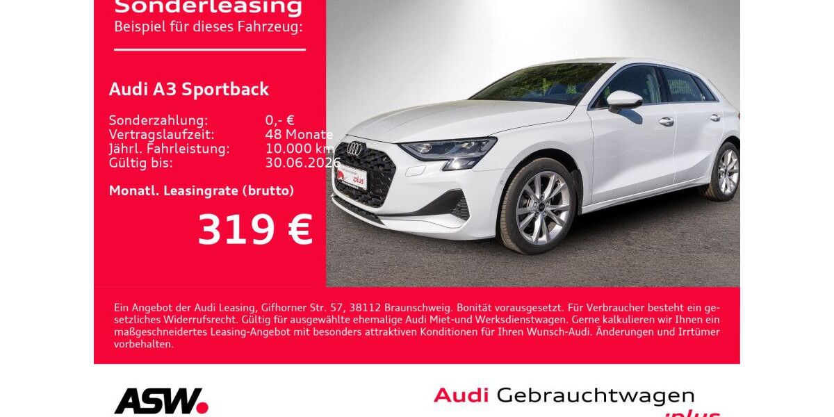 Audi A3 27.900 km 29.390 &euro; Heilbronn 74074