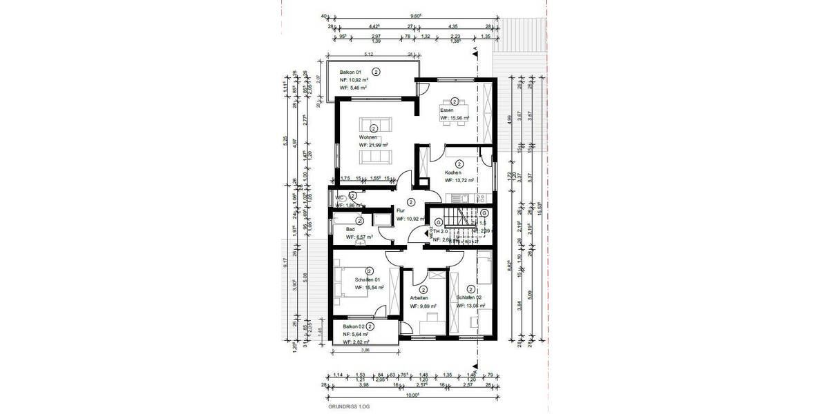 Etagenwohnung Wiesloch - 4 Zimmer, 108 m&sup2;, 349.000&euro; | Angebot:26758863
