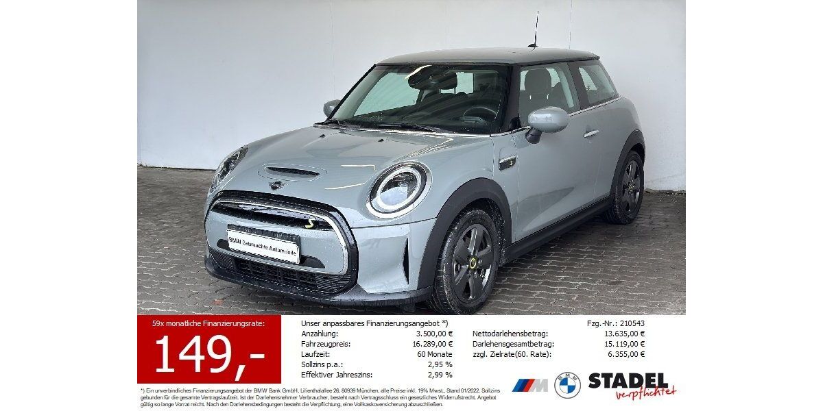 Mini Cooper SE 30.619 km 16.247 &euro; Heilbronn 74074
