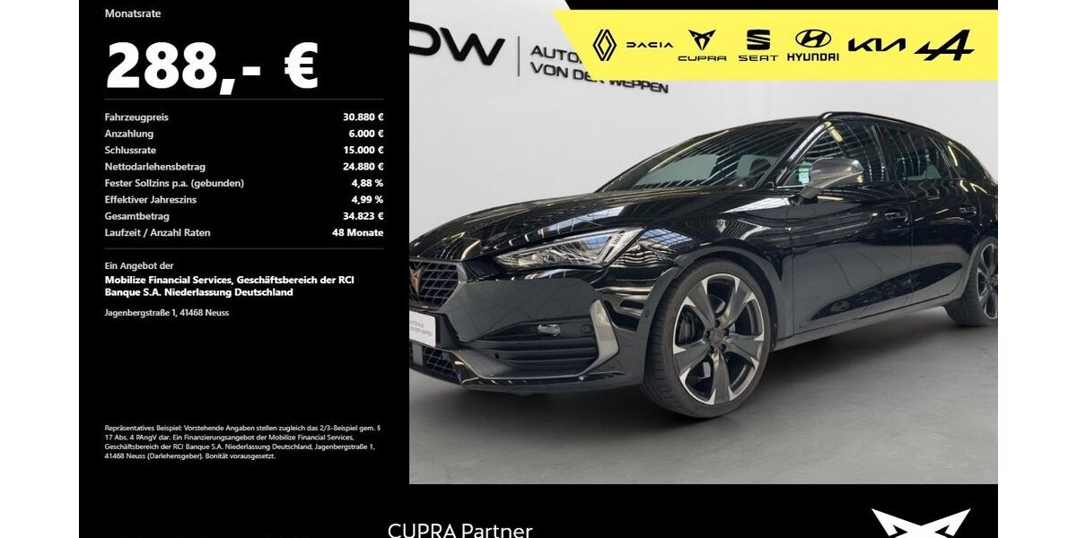 Cupra Leon 33.400 km 30.880 &euro; Mosbach 74821