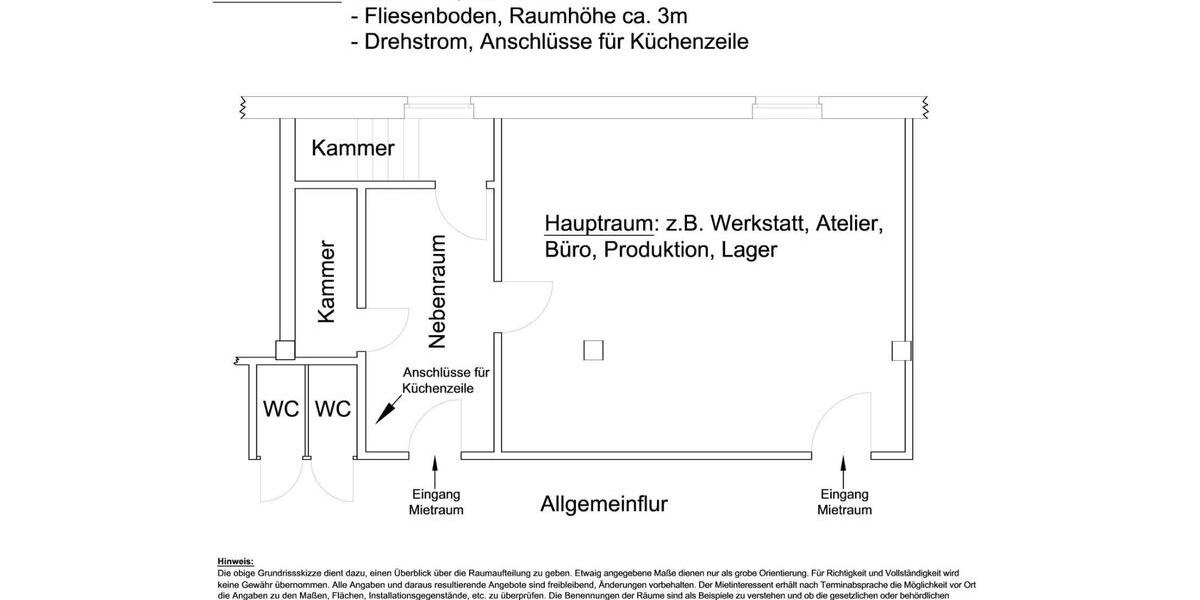 Gewerbeobjekt Heilbronn Kernstadt - 1.190&euro; | Angebot:25510373