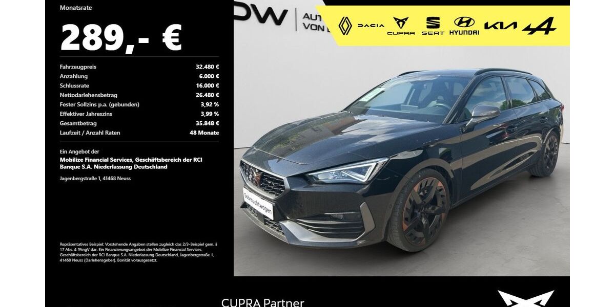 Cupra Leon 17.700 km 30.780 &euro; Mosbach 74821